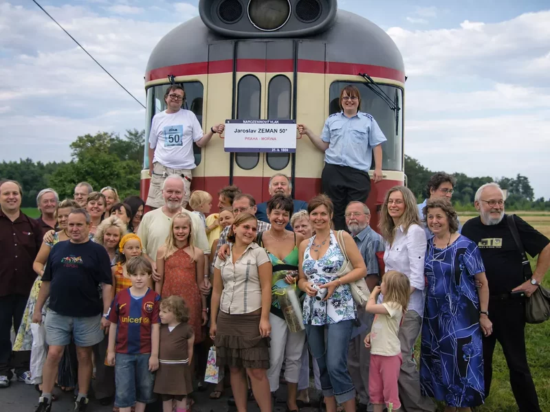 Soukromá jízda motoráčkem z Děčína na Šenovku